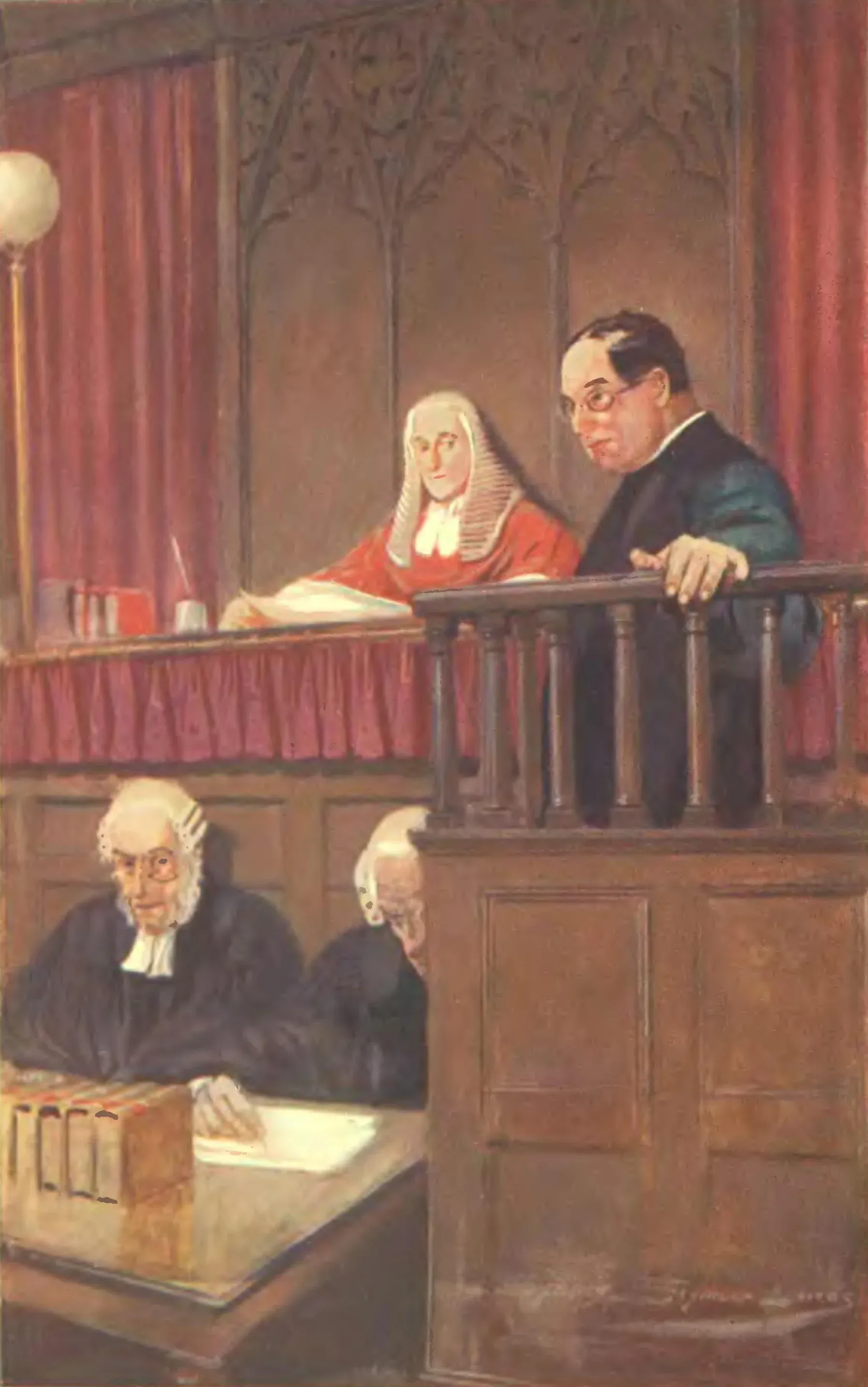 Father Brown – historische Buchillustration der Originalausgabe